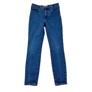 Everlane Women's Jeans Size 28 High-Rise Skinny Ankle Blue Denim Casual Classic